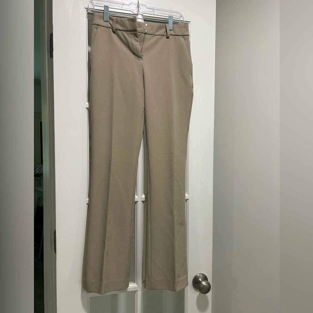 Express Supersoft Twill Mid Rise Women's Khaki Boot Trousers Size 0S